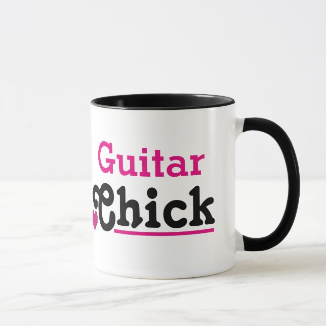 Guitar Chick Mug (Right)