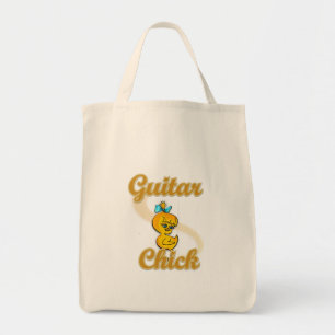 Guitar Chick Tote Bag