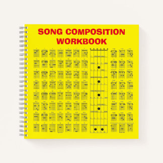 Guitar Chord Chart Notebook