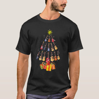 Guitar Christmas Tree  Christmas T-Shirt