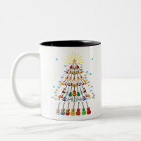 Guitar Christmas Tree Merry Xmas Guitar Lover