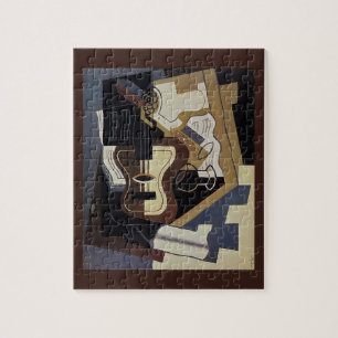 Guitar & Clarinet ~ 1920 ~ Cubism  ~ Juan Gris Jigsaw Puzzle