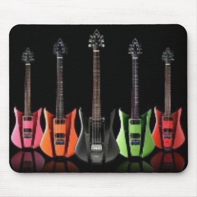 Guitar Collection Mouse Pad (Front)