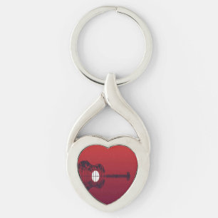 Guitar Cove Key Ring