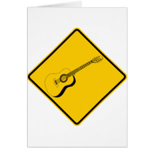 Guitar Crossing Highway Sign