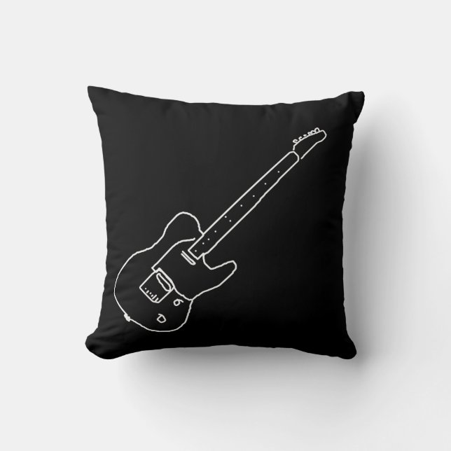 guitar decor-idea cushion (Front)