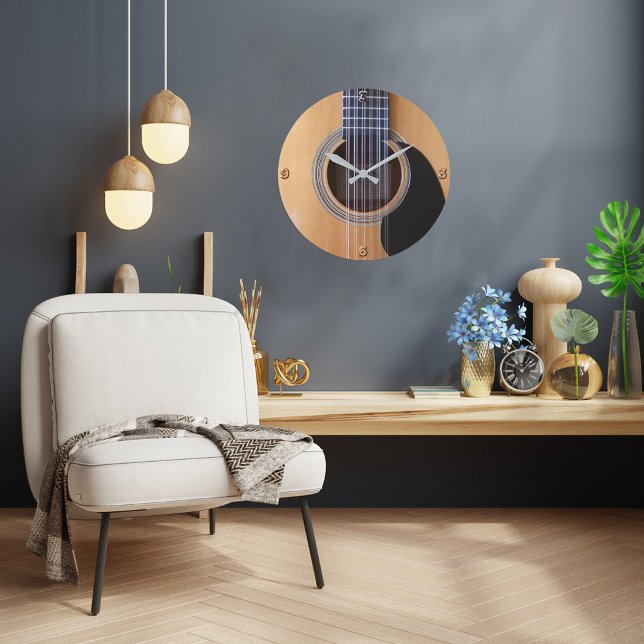 Guitar Design Wall Clock (Creator Uploaded)