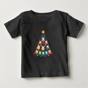 Guitar Electric Music Instruments Christmas Tree Baby T-Shirt