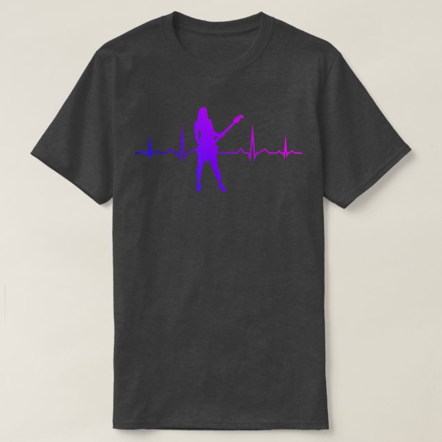 Guitar Electric Womens Mens Guitar Player  T-Shirt (Design Front)