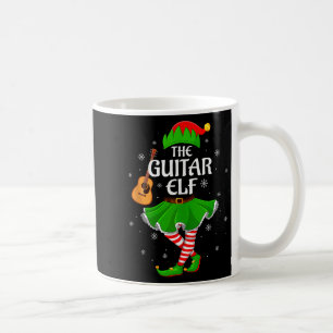 Guitar Elf Christmas Family Girls Women Elf Squad  Coffee Mug