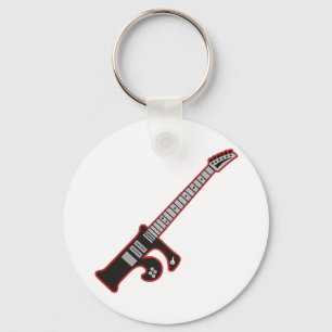 Guitar F Key Ring