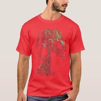 Guitar Forest Music Men Instrument Artwork Guitar  T-Shirt