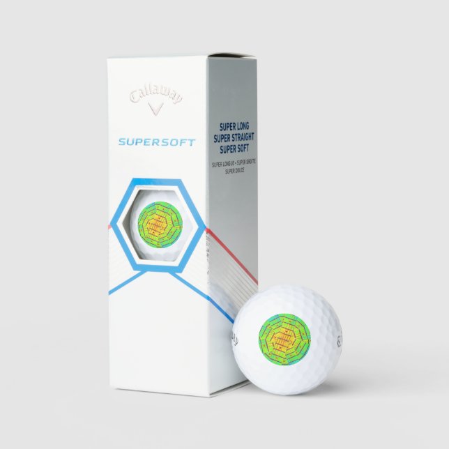 GUITAR FRETBOARD GOLF BALLS (Packaging)