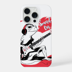 Guitar Frog – Cool Music Animal Art iPhone 15 Pro Case