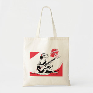 Guitar Frog – Cool Music Animal Art Tote Bag