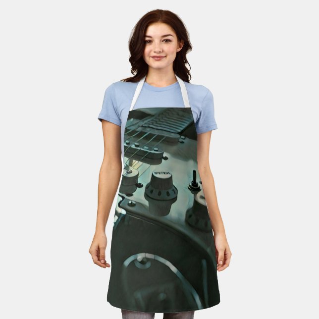 Guitar gifts for boyfriend apron (Worn)