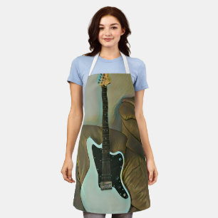 Guitar gifts for dad apron