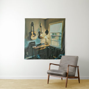 Guitar gifts for girlfriend tapestry