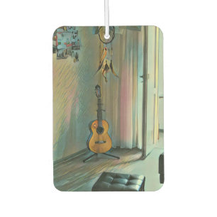 Guitar gifts for her car air freshener