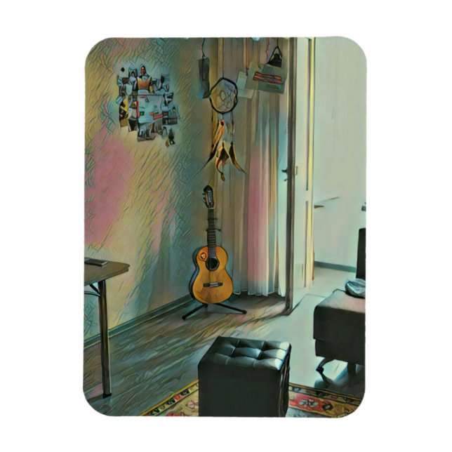 Guitar gifts for her magnet (Vertical)