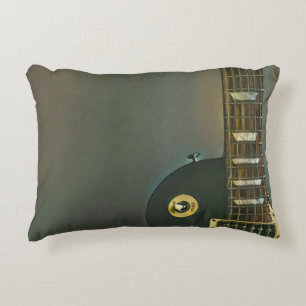 Guitar gifts for him decorative cushion