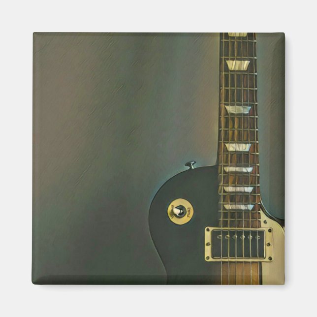 Guitar gifts for him magnet (Front)