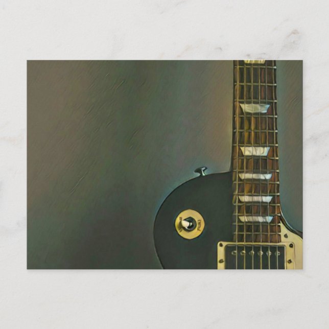 Guitar gifts for him postcard (Front)