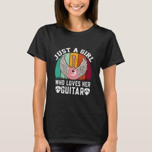 Guitar Girl Guitarist Guitar Player Lover T-shirt
