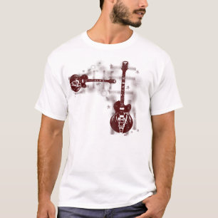 Guitar Graphic 2 Red T-Shirt