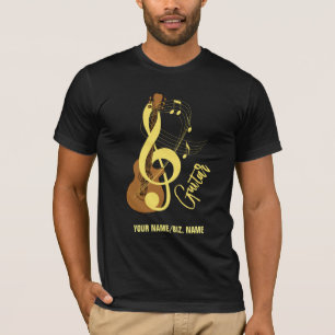Guitar Graphic Musician Music Theme T-Shirt