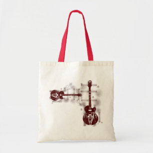 Guitar Graphic Red Bag