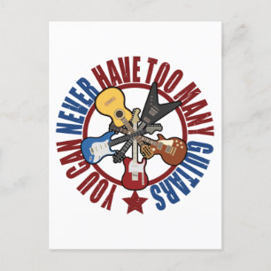 Guitar Guitarist Music Rock Guitar Player Musician Postcard