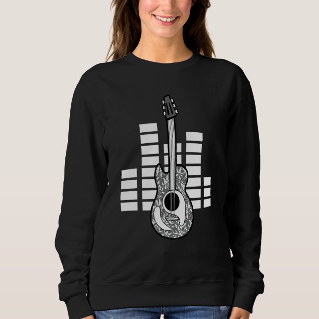 Guitar Guitarist Music Sweatshirt (Front)