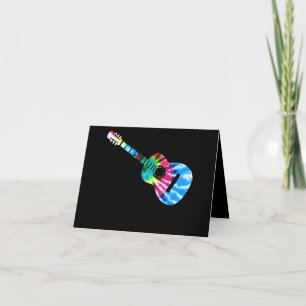 Guitar Guitarists Gift Thank You Card
