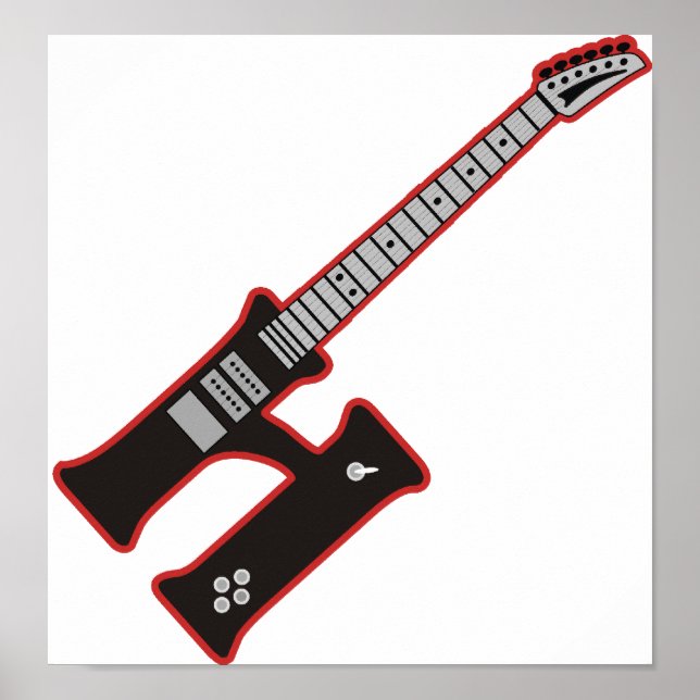 Guitar H Poster (Front)