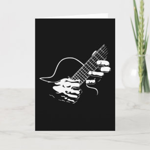 Guitar Hands II Card