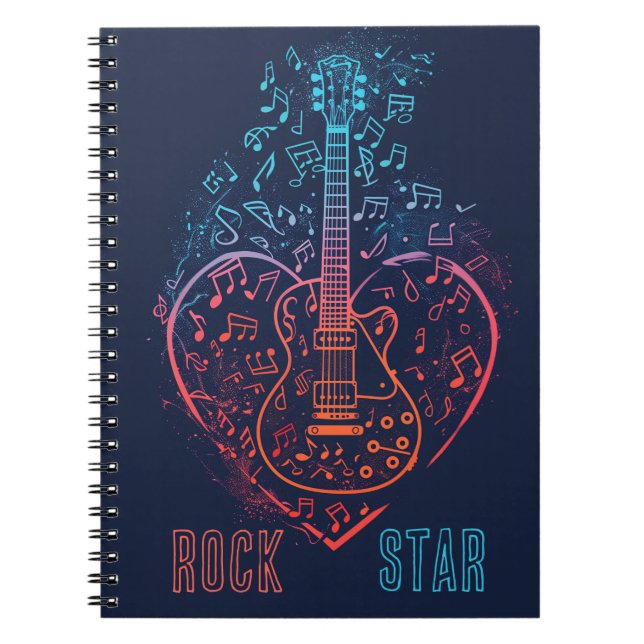 Guitar Heart Notebook (Front)