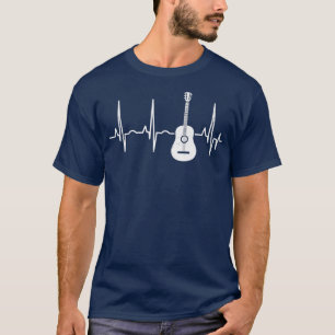 Guitar Heartbeat Guitar Player Music Band Guitaris T-Shirt