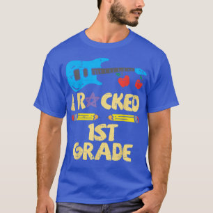 Guitar I Rocked 1st Grade Last Day Of School Music T-Shirt