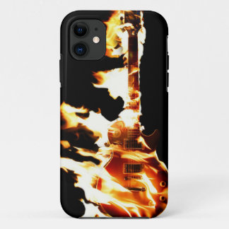 Guitar in Flames iPhone 5 Case