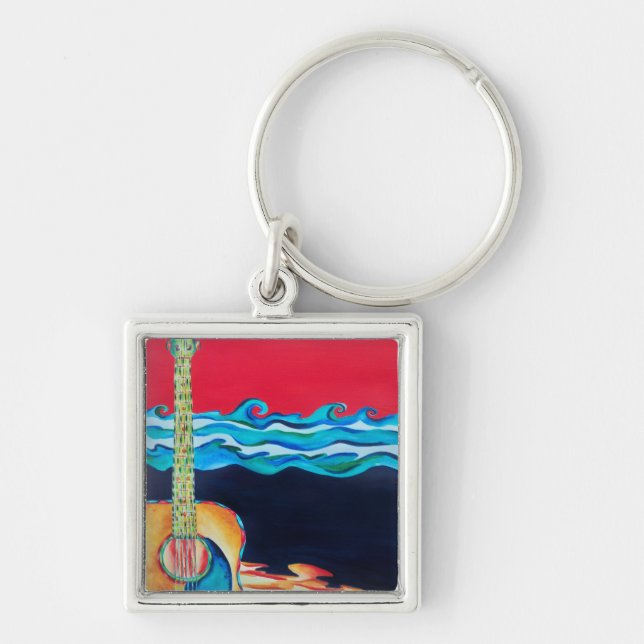 Guitar Keychain (Front)