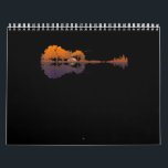 Guitar Lake Shadow Love Guitar Gift Music Lovers Calendar<br><div class="desc">Guitar Lake Shadow Love Guitar Gift Music Lovers ,  Gift For Guitarists , Christmas Birthday Guitar Lover !!</div>