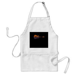 Guitar Lake Shadow Love Guitar Gift Music Lovers Standard Apron
