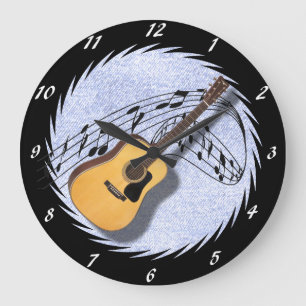 GUITAR LARGE CLOCK