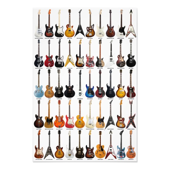 Guitar Legends Photo Print (Front)