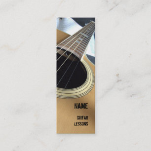 Guitar Lessons Business Card