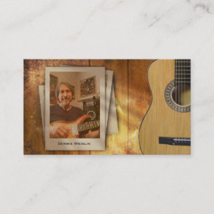 Guitar Lessons Business Card