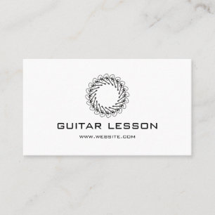 Guitar Lessons Business Card
