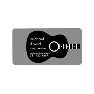 guitar lessons label