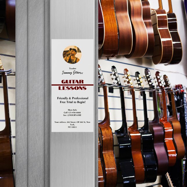 Guitar Lessons Magent Poster (Creator Uploaded)